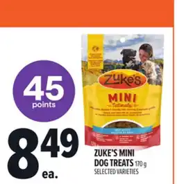 Metro ZUKE'S MINI DOG TREATS offer