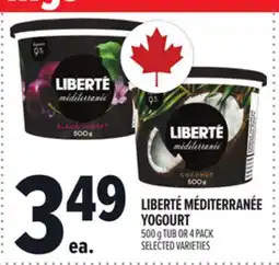 Metro LIBERTÉ MÉDITERRANÉE YOGOURT offer