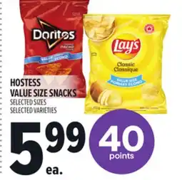 Metro HOSTESS VALUE SIZE SNACKS offer