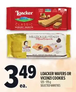 Metro LOACKER WAFERS OR VICENZI COOKIES offer