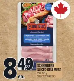 Metro SCHNEIDERS SLICED DELI MEAT offer
