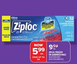 Metro ZIPLOC FREEZER OR SANDWICH BAGS offer