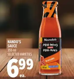 Metro NANDO'S SAUCE offer