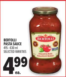 Metro BERTOLLI PASTA SAUCE offer