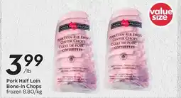 Sobeys Pork Half Loin Bone-In Chops offer