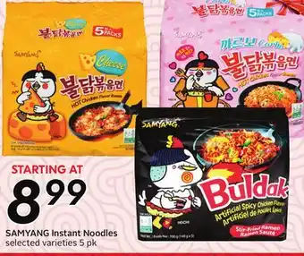 Sobeys SAMYANG Instant Noodles offer