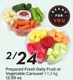 Sobeys Prepared Fresh Daily Fruit or Vegetable Carousel offer