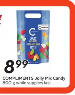 Sobeys COMPLIMENTS Jolly Mix Candy offer