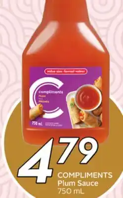 Sobeys COMPLIMENTS Plum Sauce offer