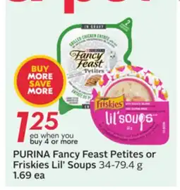 Sobeys PURINA Fancy Feast Petites or Friskies Lil' Soups offer