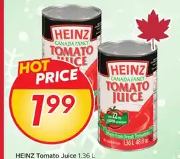 Sobeys HEINZ Tomato Juice offer