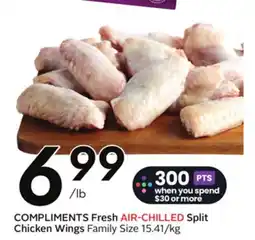 Sobeys COMPLIMENTS Fresh AIR-CHILLED Split Chicken Wings offer