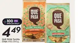 Sobeys QUE PASA Tortilla Chips offer