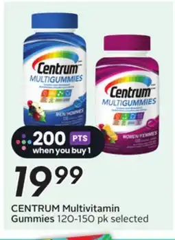 Sobeys CENTRUM Multivitamin Gummies offer