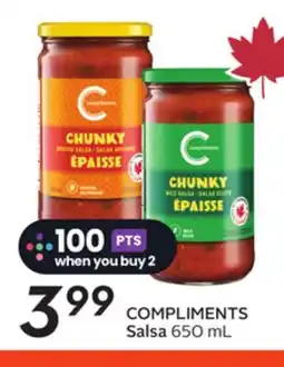 Sobeys COMPLIMENTS Salsa offer