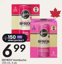Sobeys REMEDY Kombucha offer
