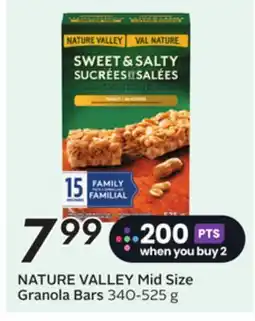 Sobeys NATURE VALLEY Mid Size Granola Bars offer