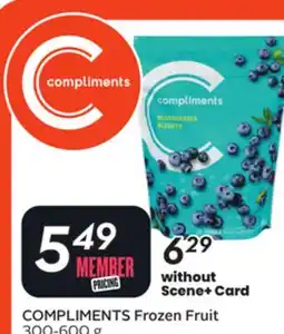 Sobeys COMPLIMENTS Frozen Fruit offer