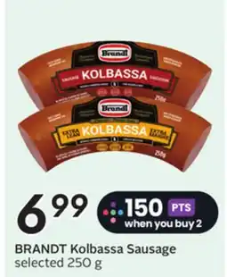 Sobeys BRANDT Kolbassa Sausage offer