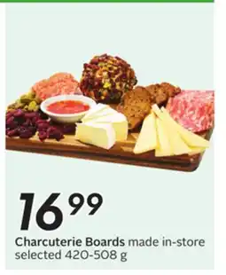 Sobeys Charcuterie Boards offer