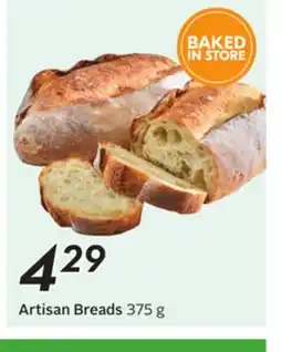 Sobeys Artisan Breads offer