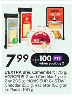 Sobeys L'EXTRA Brie, Camembert offer