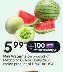 Sobeys Mini Watermelon offer