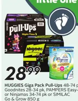 Sobeys HUGGIES Giga Pack Pull-Ups offer