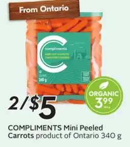 Sobeys Compliments Mini Peeled Carrots offer