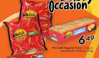 Sobeys MCCAIN Regular Fries offer