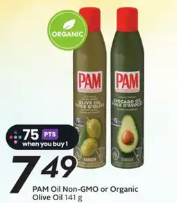 Sobeys PAM Oil Non-GMO or Organic Olive Oil offer