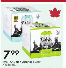 Sobeys PARTAKE Non-Alcoholic Beer offer