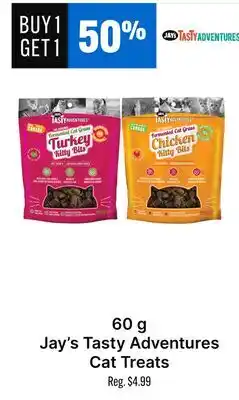 Ren’s Pets Depot 60 g Jay's Tasty Adventures Cat Treats offer