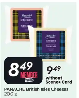 Sobeys PANACHE British Isles Cheeses offer