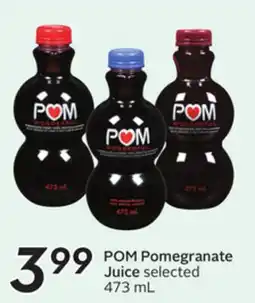 Sobeys POM Pomegranate Juice offer