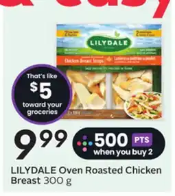 Sobeys LILYDALE Oven Roasted Chicken Breast offer