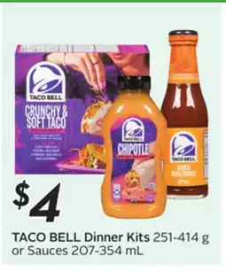 Sobeys TACO BELL Dinner Kits offer