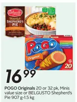 Sobeys POGO Originals offer