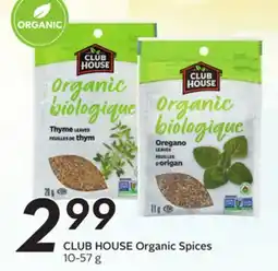 Sobeys CLUB HOUSE Organic Spices offer