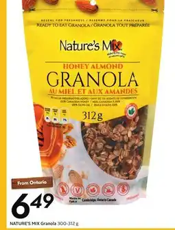 Sobeys NATURE'S MIX Granola offer