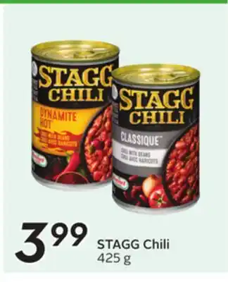 Sobeys STAGG Chili offer