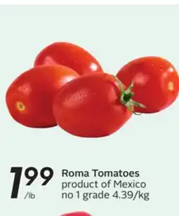 Sobeys Roma Tomatoes offer