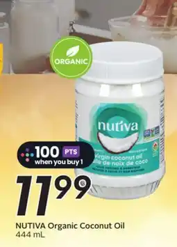 Sobeys NUTIVA Organic Coconut Oil offer