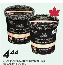 Sobeys CHAPMAN'S Super Premium Plus Ice Cream offer
