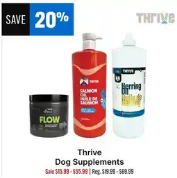 Ren’s Pets Depot Thrive Dog Supplements offer
