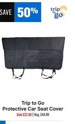 Ren’s Pets Depot Trip to Go Protective Car Seat Cover offer