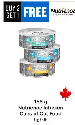 Ren’s Pets Depot 156 g Nutrience Infusion Cans of Cat Food offer