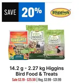 Ren’s Pets Depot 14.2 g - 2.27 kg Higgins Bird Food & Treats offer