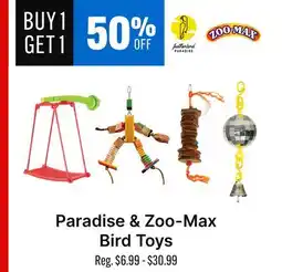 Ren’s Pets Depot Paradise & Zoo-Max Bird Toys offer