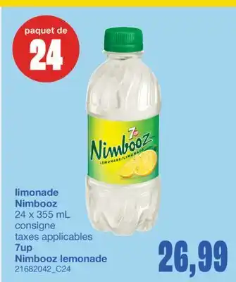 Wholesale Club LIMONADE NIMBOOZ, 24 X 355 ML offer